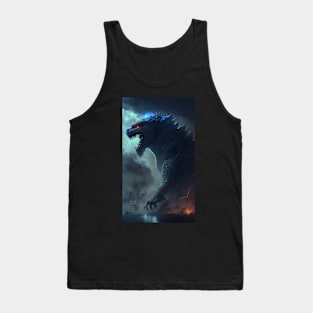 Godzilla Monster Kaiju 5 Tank Top